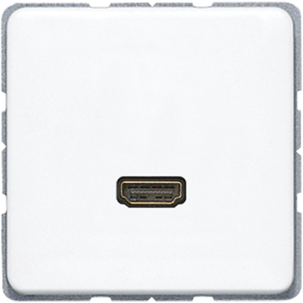 JUNG Накладка/вставка для розетки HDMI MACD1112WW