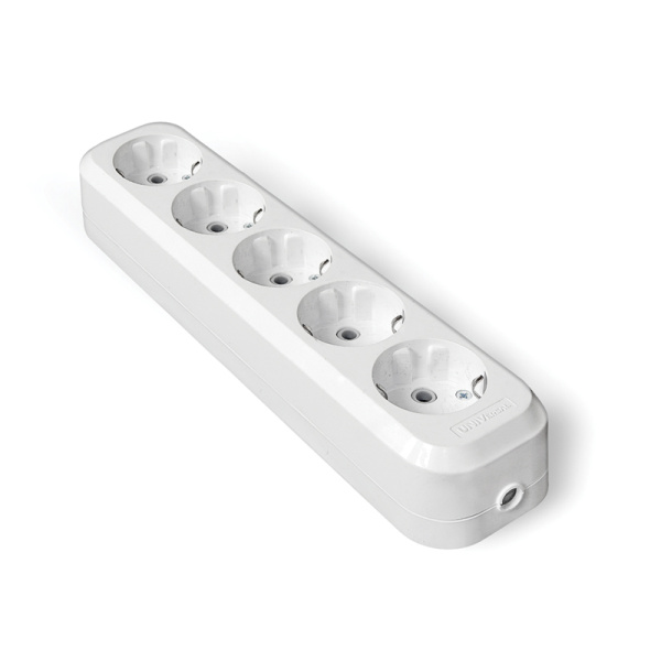 UNIVersal Колодка 5 гн. с/з AБС-пластик E305