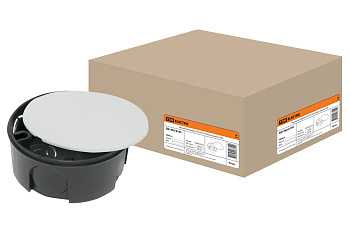 TDM Монтажная коробка У195 СП D75х30мм, крышка, SQ1402-0195