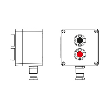 DKC CPE-P-03-(1xP1B(11)-1xP1R(11))-1xKH2MHK(C)1Ex d e IIC Т5 Gb / Ex tb IIIC T95°C Db IP66 / КЗ