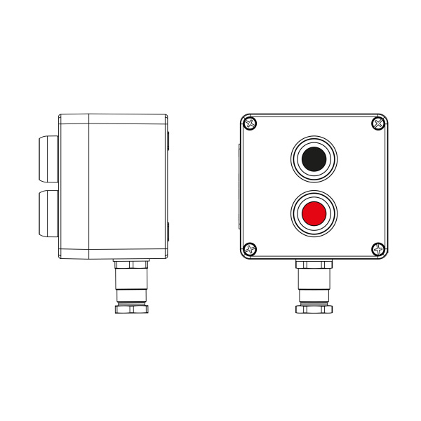 DKC CPE-P-03-(1xP1B(11)-1xP1R(11))-1xKH2MHK(C)1Ex d e IIC Т5 Gb / Ex tb IIIC T95°C Db IP66 / КЗ