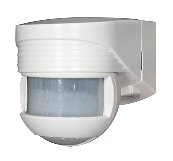 BEG Белый Датчик движения уличный 140°, радиус действия 12м., защита от подкрадывания 360°, IP54 91001