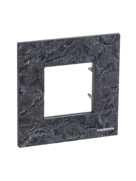 Купить ABB NIE Zenit Сланец Рамка 1-я 2 мод 2CLA227100N2201