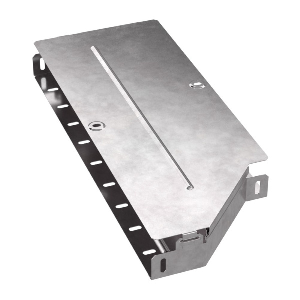 Промрукав Переходник левый с крышкой Стандарт 500х400х50 PR16.0697