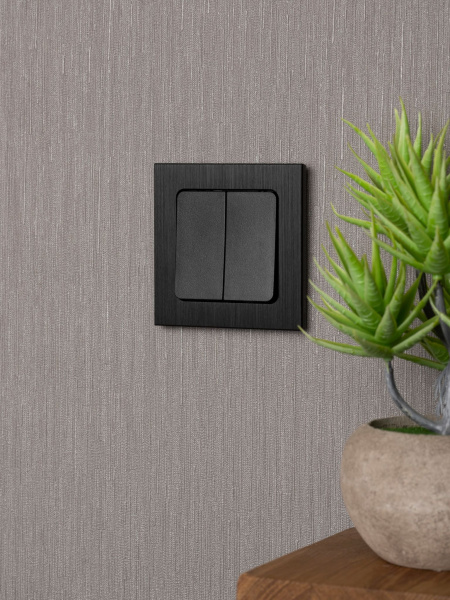 Купить EKF PROxima Стокгольм Черный Выключатель проходной 2-кл, 10А ,винт.клеммы