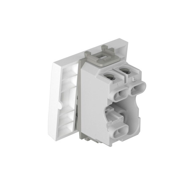 Купить DKC Выключатель одноклавишный модульный, "Avanti", "Белое облако", 2 модуля