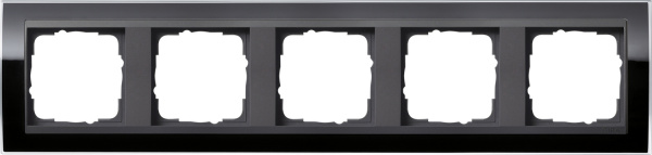 Gira Event Clear Черный/Антрацит Рамка 5-ая 0215738