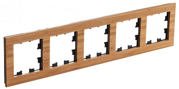 Systeme Electric AtlasDesign Nature Дерево Бамбук Рамка 5-ая, универсальная