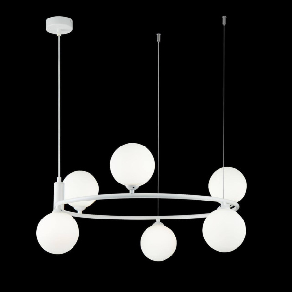 Купить Maytoni Modern Ring Белый Подвесной светильник G9 25W MOD013PL-06W