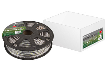 TDM Лента светодиодная SMD2835-60 LED/м-220 В-4,8 Вт/м-IP67-красный (30м) SQ0331-0111