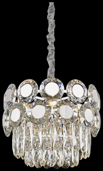 Wertmark WE134.05.103 Люстра подвесная Хром/Прозрачный E14 5*40W