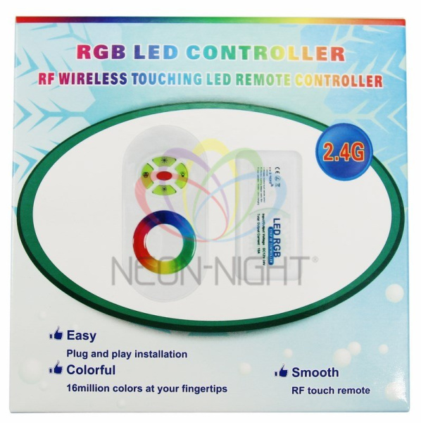 Купить LAMPER LED RGB контроллер 2.4G (полусенсорное управление) 143-103-2