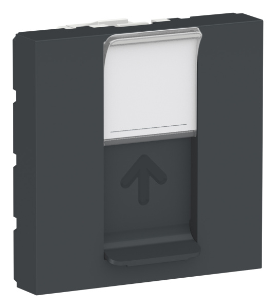 Купить SE Unica Modular Беж Панель лицевая RJ45, одиночная без коннектора, 2 модуля NU941154