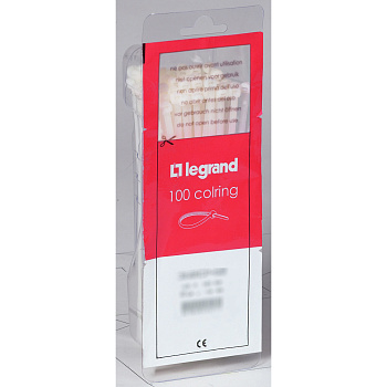 Legrand Colring Хомут Colson 4,6х180 маркир (упак.=100шт.) 032063
