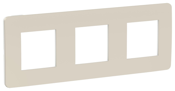 Купить SE Unica Studio Шампань/Белая Рамка 3-ная NU280624