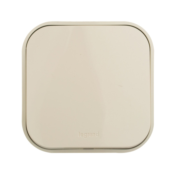 Купить Legrand Quteo Бежевый Кнопка 1-клавишная 6А 782235