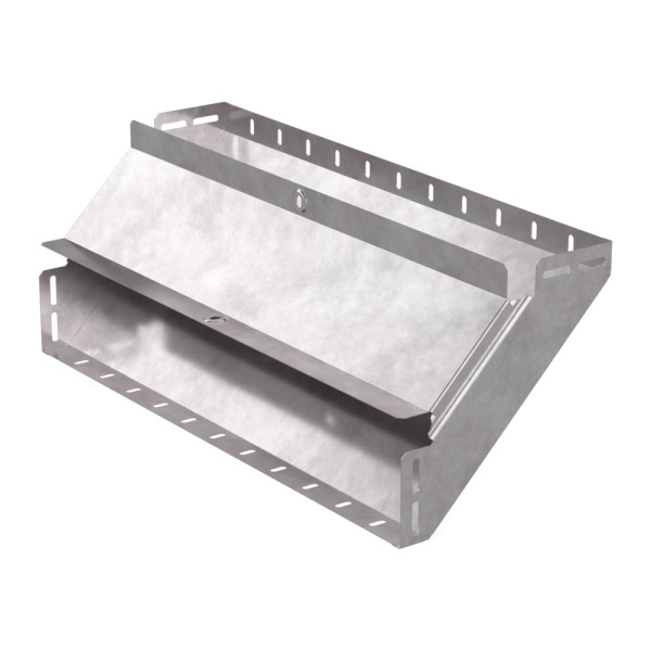 Промрукав Угол вертикальный внутренний 90 градусов с крышкой Стандарт 600х100 PR16.0609