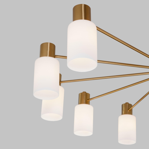 Купить Eurosvet Потолочная люстра в стиле лофт 70160/12 латунь a057111