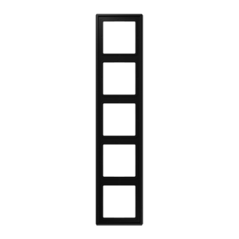 JUNG LS 990 Черный матовый Рамка 5-ая LS985SWM