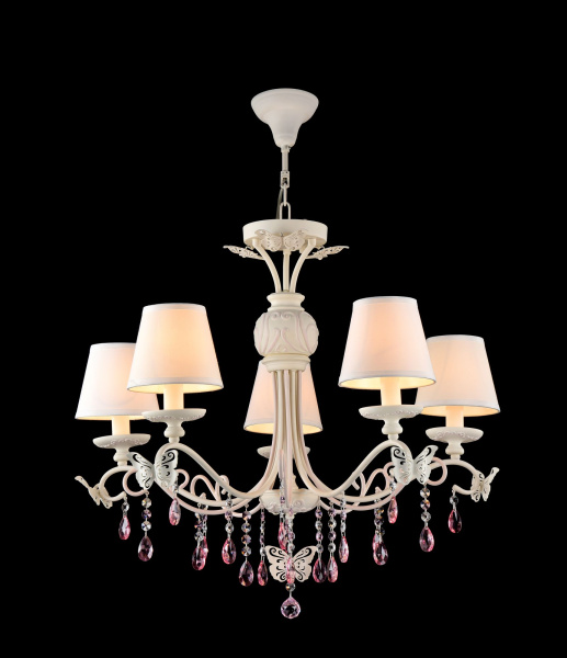 Maytoni Elegant Fiona Белый Люстра 5xE14 40W ARM032-05-PK Купить Maytoni Elegant Fiona Белый Люстра 5xE14 40W ARM032-05-PK
