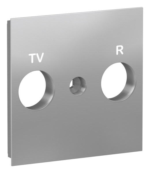 Купить SE Unica New Алюминий Панель лицевая TV/FM розетки NU944030