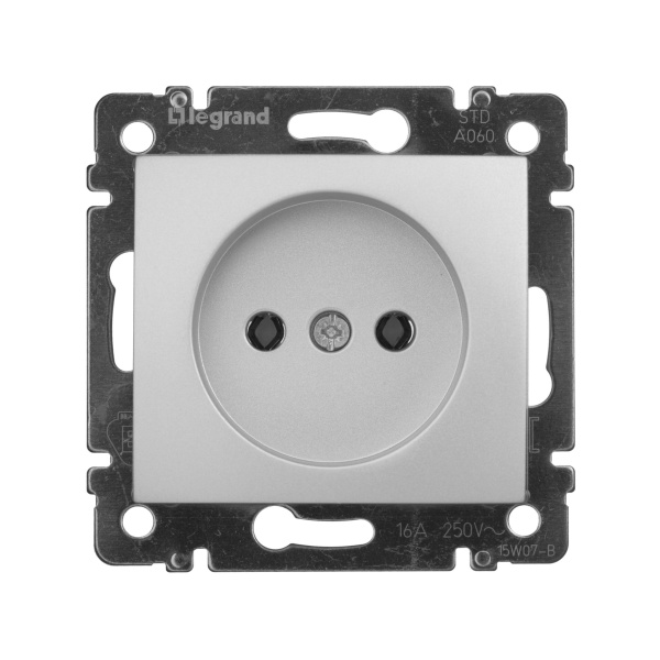 Купить Legrand DIY Valena Алюм Розетка 1-ая б/з 694341