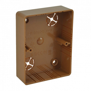 Kopos Коробка распределительная LK 80X28 2ZK (I2) 105х81х28 мм дуб LK 80X28 2ZK_I2