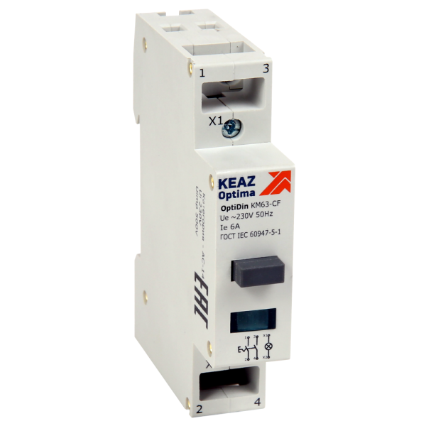 КЭАЗ Кнопка управления модульная OptiDin KM63-C-02-УХЛ3