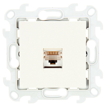 Simon 24 Слоновая кость Розетка RJ45 кат. 5е UTP 2410598-031