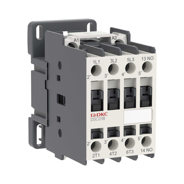DKC Магнитный контактор YON DSC018 18A 7,5кВт AC3 3P кат.110В AC 1НО