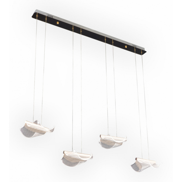 Kink Light 08043-4AS,33 Подвес Нубе золото w120*20 h150 Led 48W (3000K)