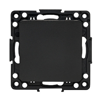 EKF PROxima Стокгольм Черный Выключатель 1-кл, 10А ,винт.клеммы