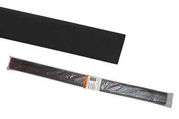 TDM Термоусаживаемая трубка ТУТнг 30/15 черная по 1м (25 м/упак) SQ0518-0284