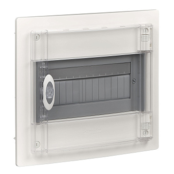 SE Pragma Бокс встраиваемый 13мод (1р) 396x360x127 прозрачная пластиковая дверь PRA24113