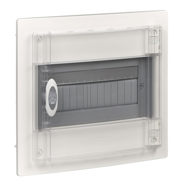 SE Pragma Бокс встраиваемый 13мод (1р) 396x360x127 прозрачная пластиковая дверь PRA24113