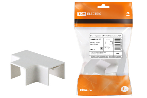 TDM Угол Т-образный КМТ 100х40 (2 шт./комп.) SQ0411-0127