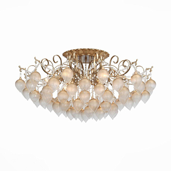 ST LUCE SL659.302.09 Люстра потолочная  Золото/Золото E14 9*40W ST LUCE SL659.302.09 Люстра потолочная  Золото/Золото E14 9*40W