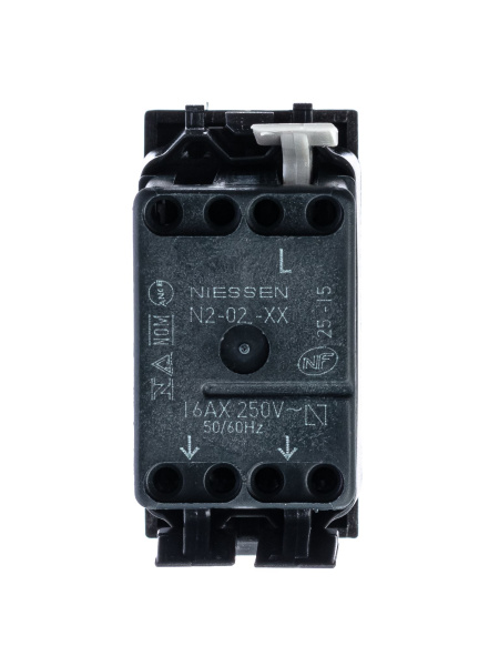 Купить ABB NIE Zenit Шампань Переключатель 1-клавишный 1 мод 2CLA210200N1901