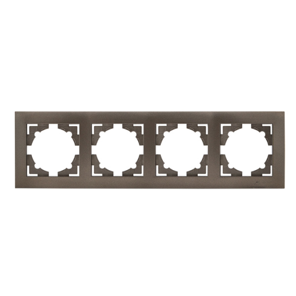 Купить EKF PROxima Валенсия Рамка 4-местная графит