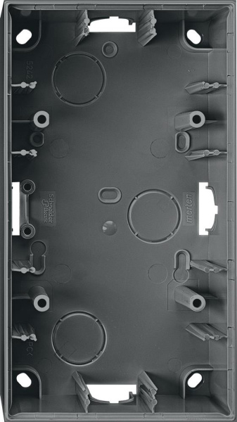 Купить SE Merten SM M-Elegance Антрацит Корпус 2-ой для открытого монтажа MTN524214