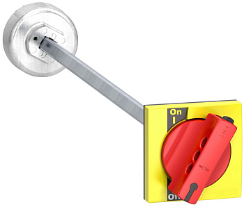 SE Compact INS/INV Жёлто-красная Рукоятка выносная на дверь с удлинённой осью INS250 LV431051