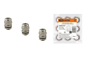 TDM Кабельный ввод-сальник латунный М 18 (У261) IP68 SQ0806-0301