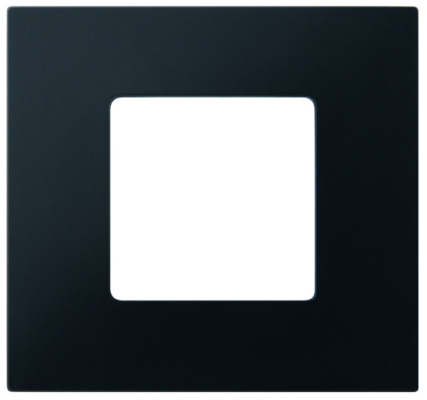 Simon 27 Play Артик Черный Рамка-декор 4-ая 2700647-086