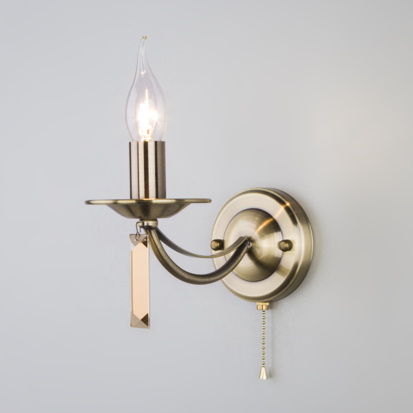 Eurosvet Классическое бра 60087/1 античная бронза a043679