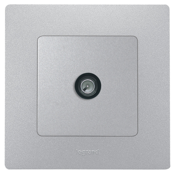 Купить Legrand Etika Алюминий Розетка TV оконечная 672465