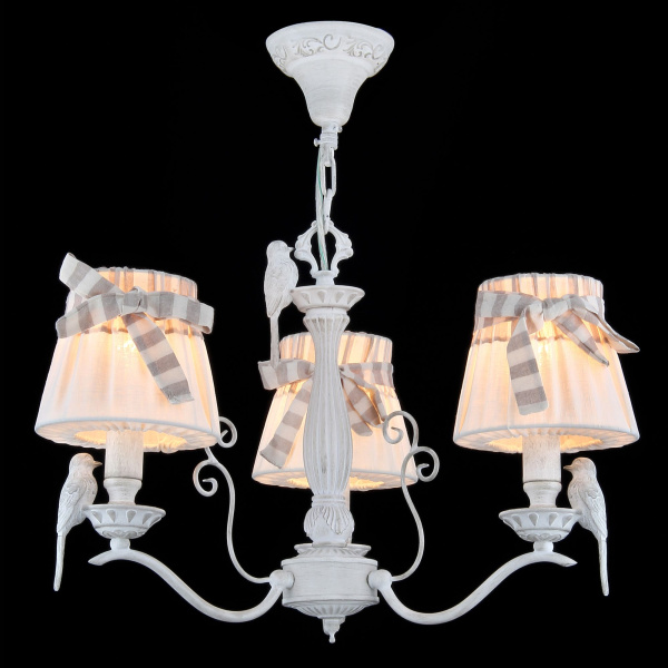 Купить Maytoni Elegant Bird Белый Антик Люстра 3xE14 40W ARM013-03-W