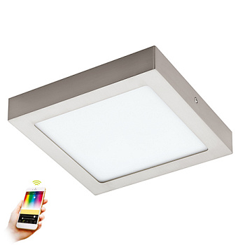 Eglo 96679 Светодиодная накладная панель FUEVA-C умный свет connect, 15,6W (LED), 225х225, H35, 2000lm
