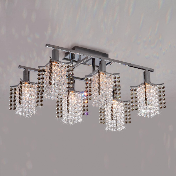 Citilux CL323161 Лекс Хром+Пр.+Дымч. Светильник Люстра