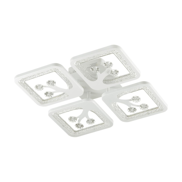 Lumion 5205/64CL  LEDIO LN22 белый Люстра потолочная с пультом ДУ LED 64W 3000-6000K 3688lm 220V FOSTER