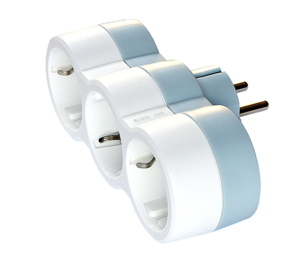 Купить Legrand Элиум Белый Розетка переносная 3х2Р+Е, 16А, горизонтальное подключение, пластик 050656